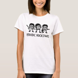 T-shirt Humour de chimie des rockstars périodiques