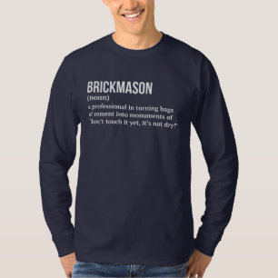 T-shirt Humour de définition de brique