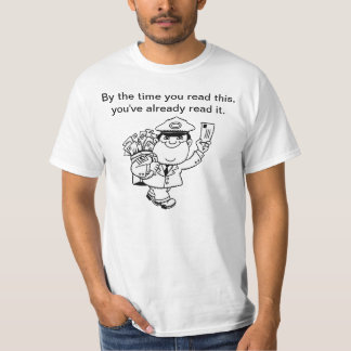 T-shirt Humour de facteur - avant que vous avez lu ceci…