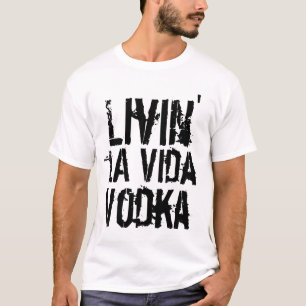 T-shirt humour de fête à la vodka