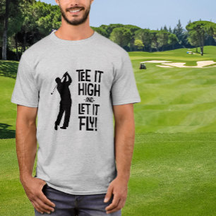 T-shirt Humour de golf pour hommes Citation de sport drôle
