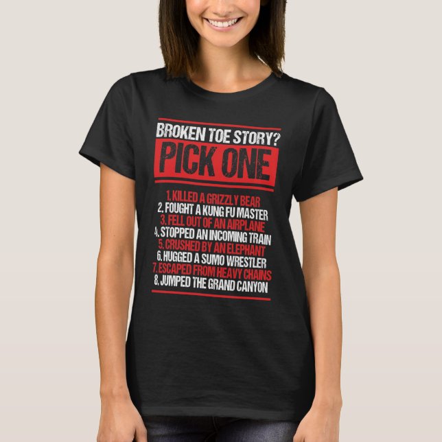T-shirt Humour de jeton cassé s'améliorer bientôt Broken T (Devant)