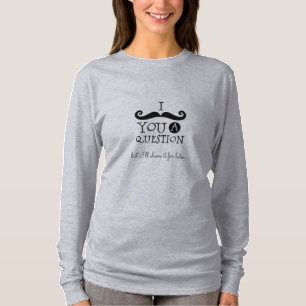 T-shirt Humour de la moustache noire