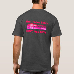 T-shirt Humour de l'entrepreneur en plomberie, publicité a