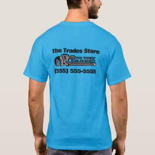 T-shirt Humour de l'entrepreneur en plomberie, publicité a