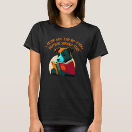 T-shirt Humour de l'oreille de chien chiot