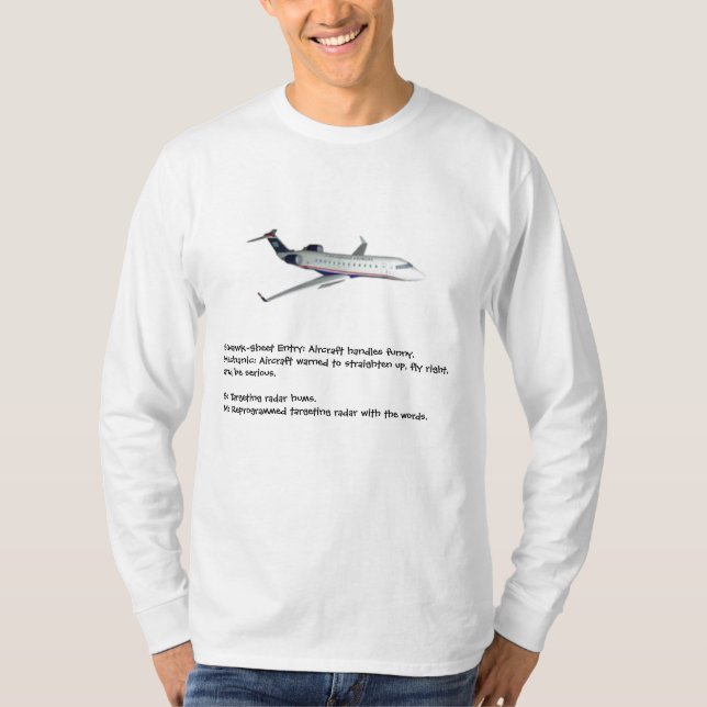 T-shirt Humour de mécanicien d'aviation (Devant)