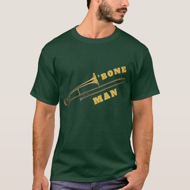 T-shirt Humour de musicien de Trombone (Devant)