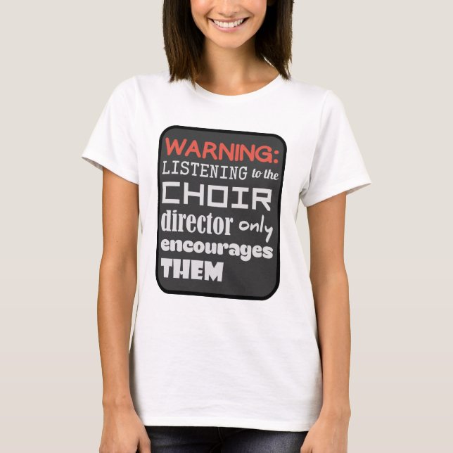 T-shirt Humour de musique de choeur (Devant)
