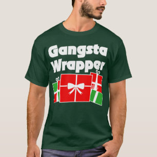 T-shirt Humour de Noël Gangsta Wrapper