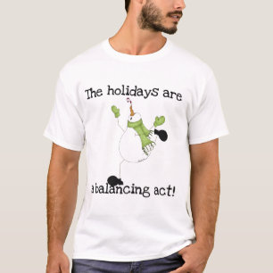 T-shirt Humour de vacances Snowman