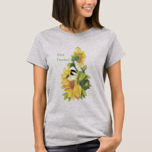 T-shirt Humour d'engraissement d'oiseaux avec le poulet su