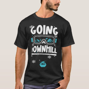 T-shirt Humour Descente En Apres Ski Saying
