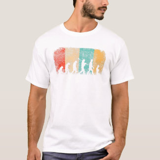 T-shirt Humour d'évolution de yoga rétro drôle