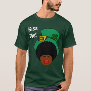 T-shirt Humour du jour de St Patrick : Embrassez-moi. Je