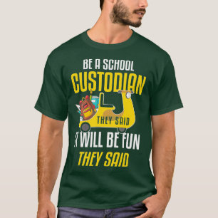 T-shirt Humour École Gardien Plaisanterie Gardien Cadeau