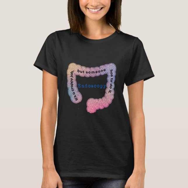 T-shirt Humour Endoscopie Colon (Devant)