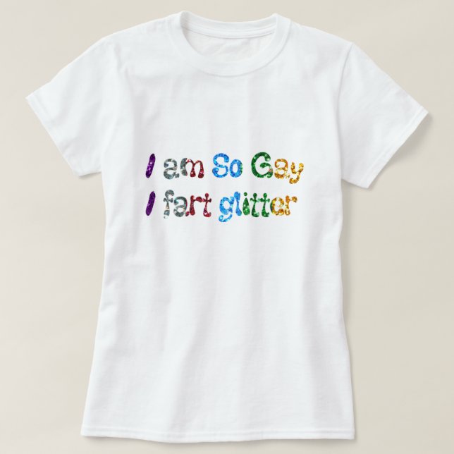 T-shirt Humour gay (Design devant)