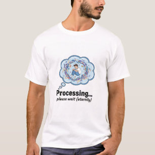 T-Shirt Humour Geek Écran de Chargement Amusant