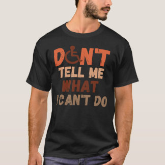 T-shirt Humour Handicep Handicep Handicap En Fauteuil Roul