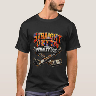 T-shirt Humour Hockey sur glace directement de la cage de