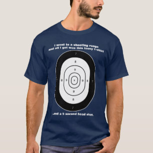 T-shirt Humour humain de cible