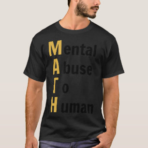 T-shirt Humour marrant mathématique