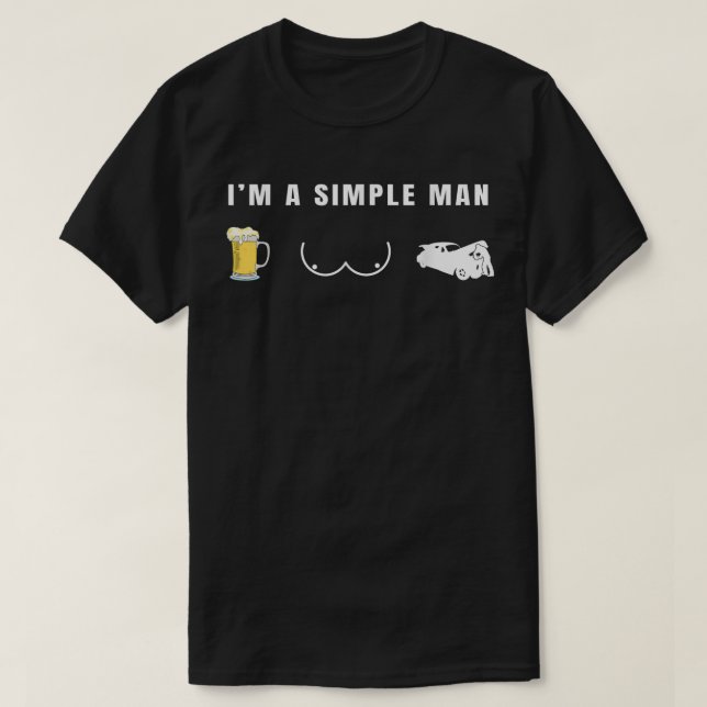 T-shirt Humour mécanique amusant pour hommes (Design devant)