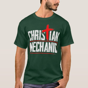 T-shirt Humour mécanique Inspiration Croix chrétienne