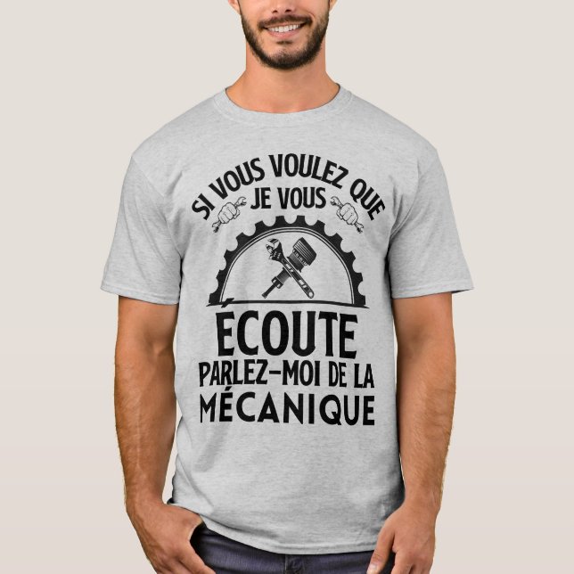 T-shirt Humour mécanique mécano 2 (Devant)