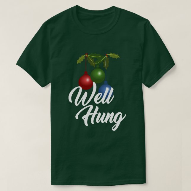 T-SHIRT HUMOUR ORNAMENTAL DE BIEN FAIRE DE NOËL (Design devant)