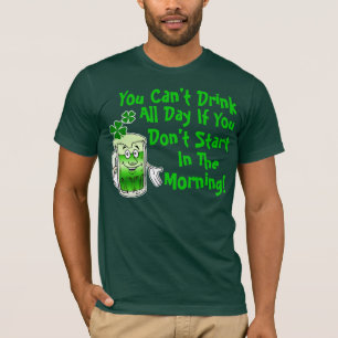 T-shirt Humour potable d'Irlandais drôle