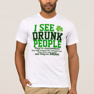 T-shirt Humour potable du jour de St Patrick drôle