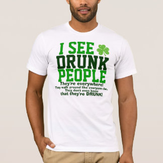T-shirt Humour potable du jour de St Patrick drôle