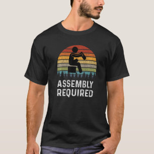T-shirt Humour Prosthétique pour Amputé de la Jambe Rétro