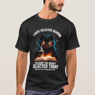 T-shirt Humour Sarcastique Citation Chat Drôle J'ai Une Ou