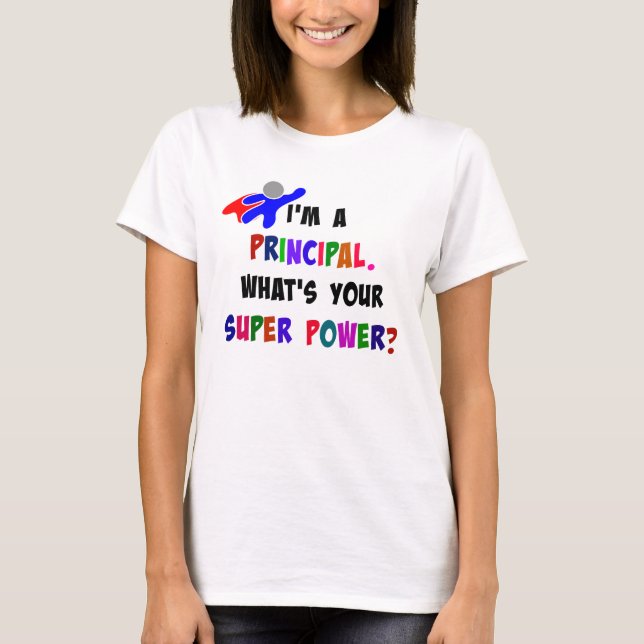 T-shirt Humour Superhero principal (Devant)