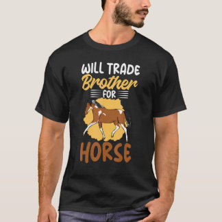 T-shirt Humourous Horse For Women Sister