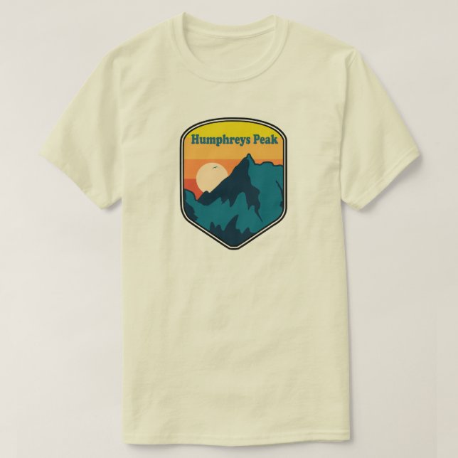 T-shirt Humphreys Peak Arizona Sunrise (Design devant)