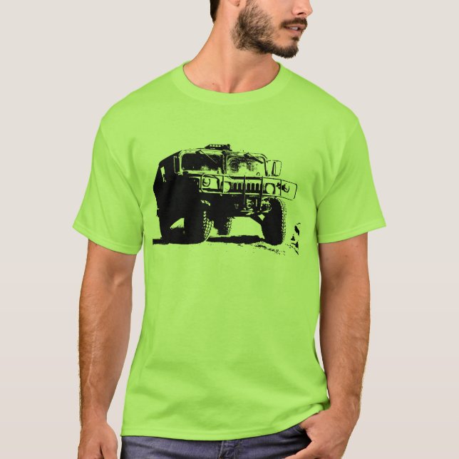 T-SHIRT HUMVEE MILITARY (Devant)
