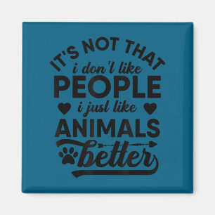 T-Shirt Hund Katze Meme Tierliebhaber Magnet