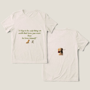 T-Shirt Hunde Liebe Tri-Blend Shirt