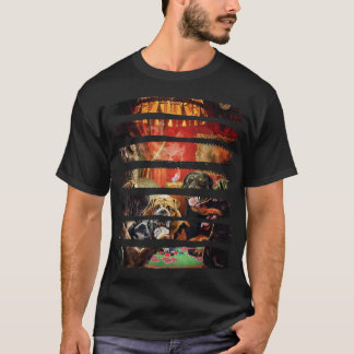 T - Shirt, Hundespielszene, Poker spielen T-Shirt