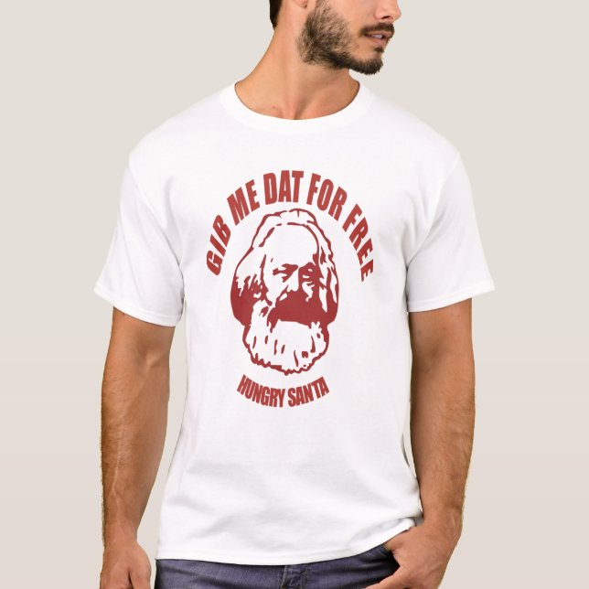 T-shirt Hungry Santa Christmas (Devant)