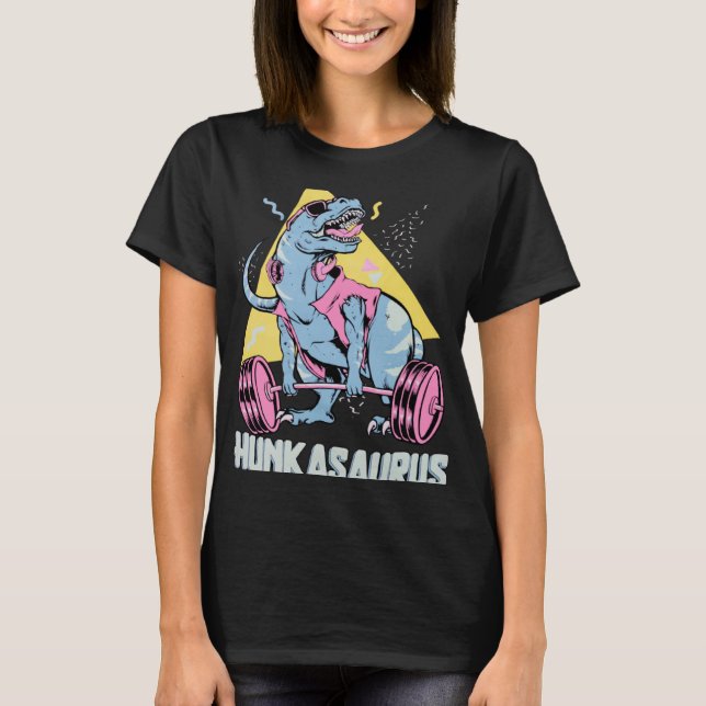 T-shirt Hunkasaurus rex Dinosaur Salle de gym et entraînem (Devant)