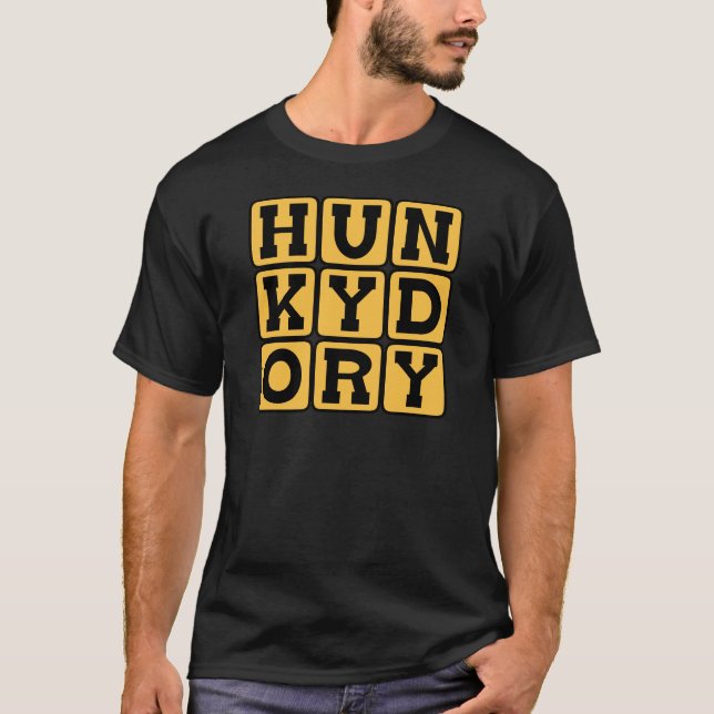 T-shirt Hunky Dory, Peachy Keen (Devant)