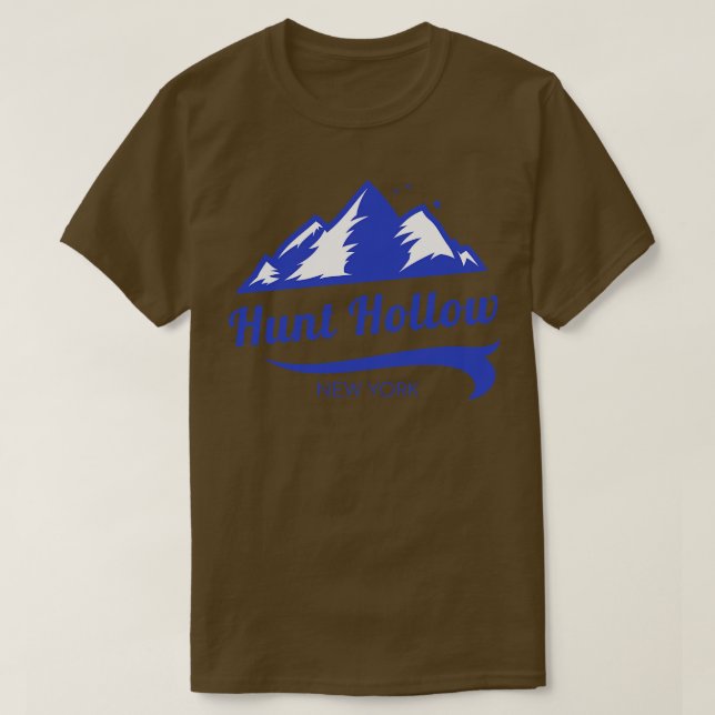 T-shirt Hunt Hollow ski New York (Design devant)
