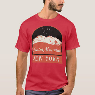 T-shirt Hunter Mountain ski New York 1