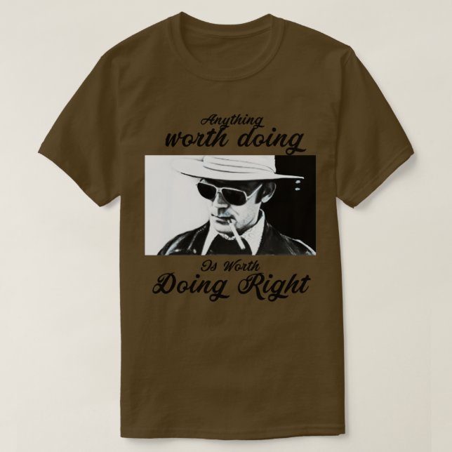 T-shirt Hunter S Thompson (Design devant)