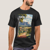 Hunter Valley Australia Travel Art Vintage